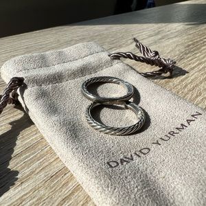 DAVID YURMAN CABLE RING WILL SELL AS SET!!! (has been sized) fits 6/6.5